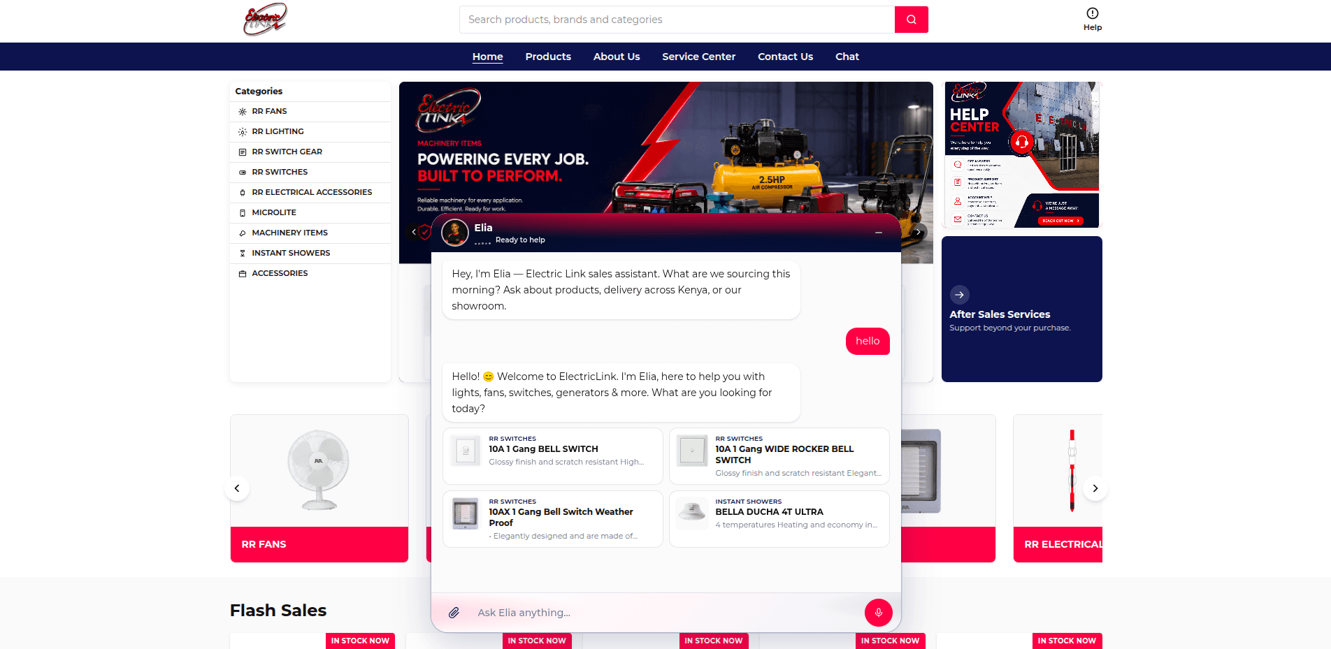 Elia — Electric Link AI Assistant